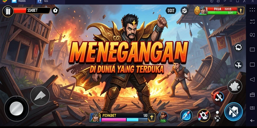 Tangkapan layar gameplay 55KBET yang menampilkan aksi petualangan seru.