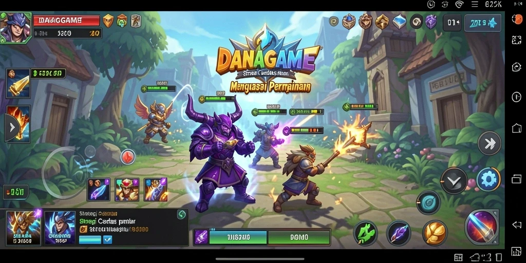 Tampilan gameplay menegangkan dalam <strong>DANAGAME</strong> dengan berbagai strategi yang diterapkan.