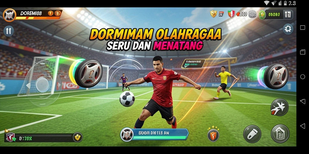 Tampilan gameplay DOREMI88 yang seru dan kompetitif.