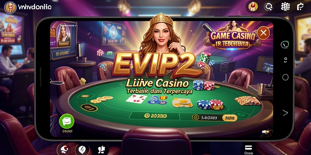 Tampilan gameplay Live Casino yang menarik dan interaktif.