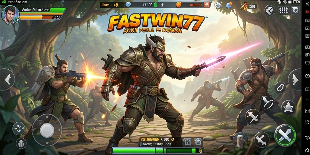 Screenshot FASTWIN77 dengan aksi seru dan karakter yang menarik.