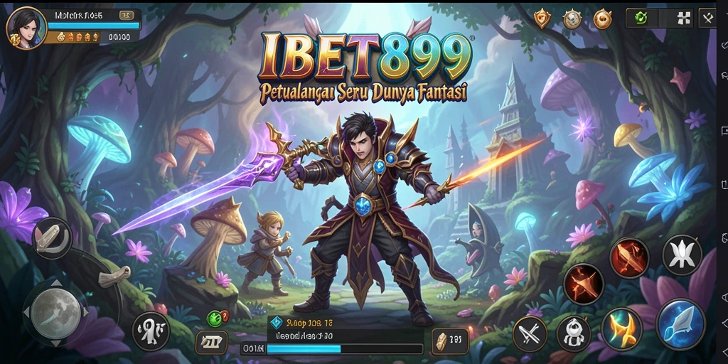 Screenshot menampilkan gameplay menantang dan dunia penuh warna dalam IBET899.