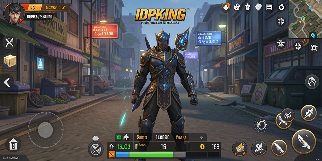 Screenshot utama IDPKING yang menampilkan momen strategis dalam gameplay Simulation.