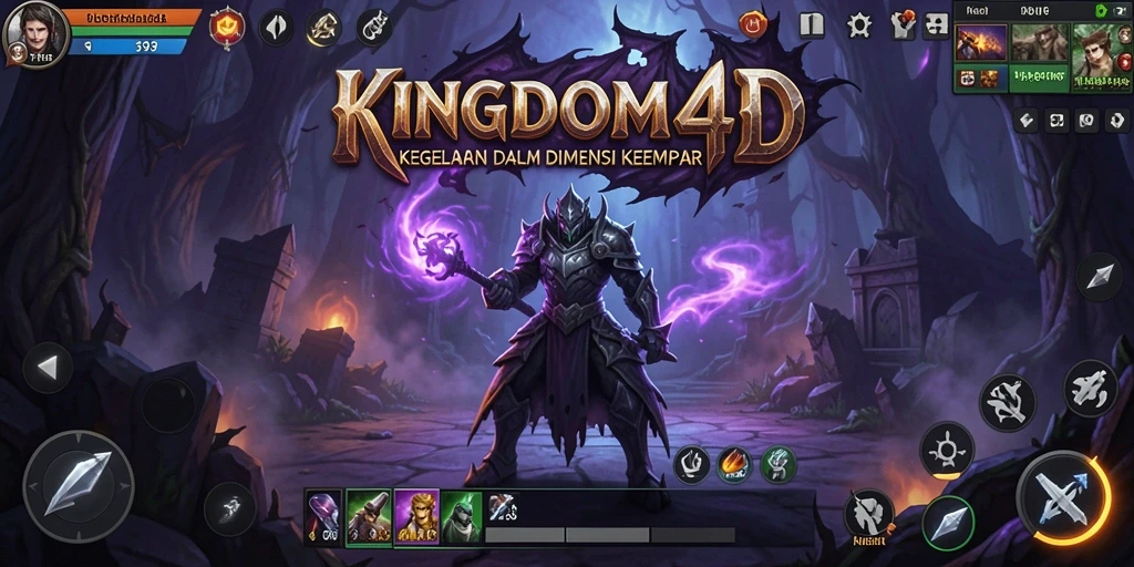 Tangkapan layar dari gameplay <strong>KINGDOM4D</strong> yang mencekam dan menakutkan.