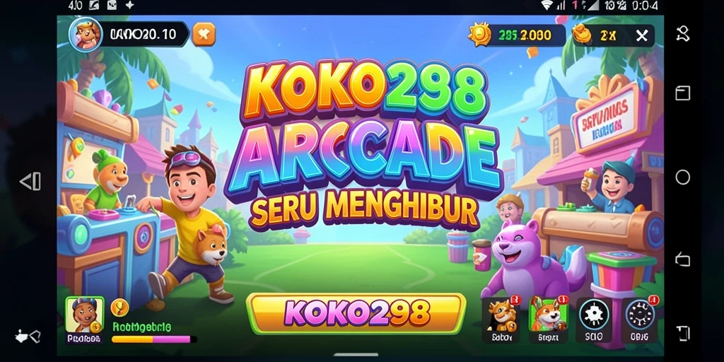 Tampilan gameplay KOKO288 yang seru dan penuh warna.