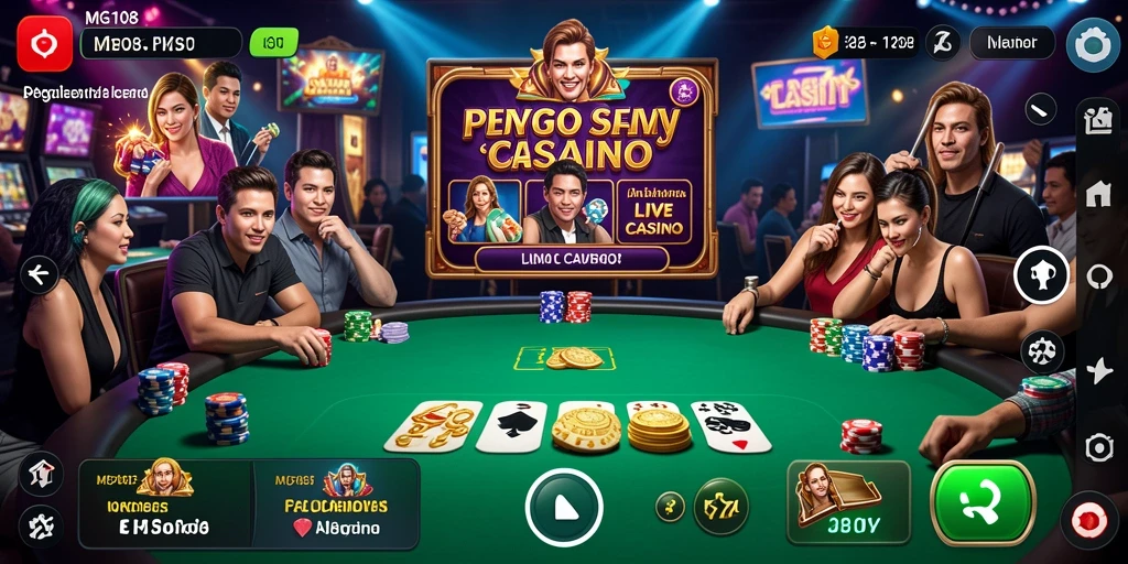 Gameplay menarik di MG108 dengan dealer langsung dan interaksi nyata.