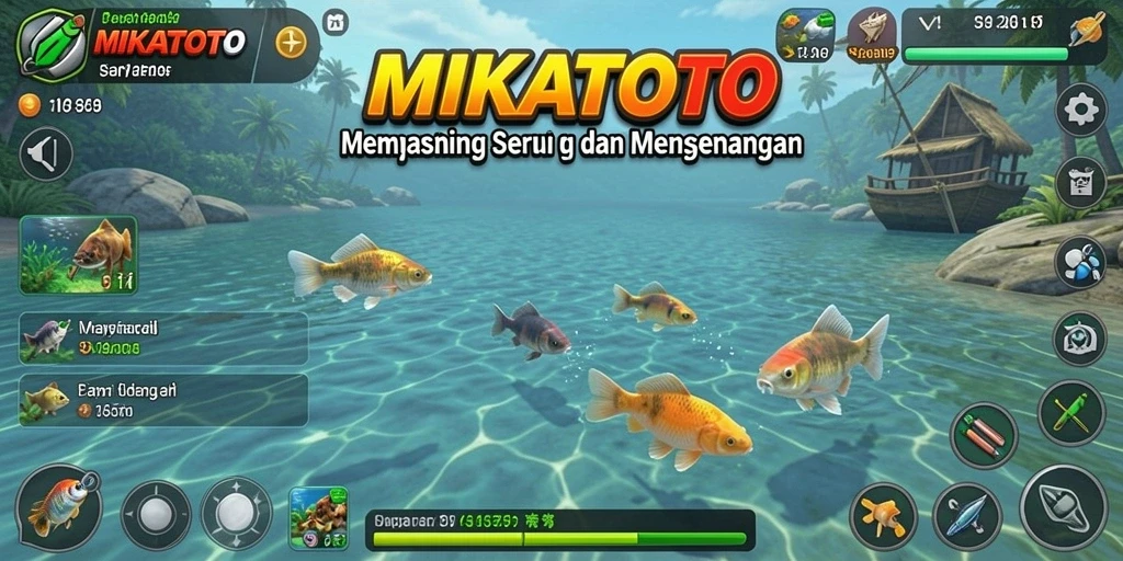 Gameplay menarik dalam MIKATOTO saat menangkap ikan dengan berbagai umpan.
